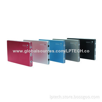 20,000mAh High-capacity Laptop Battery Chargers, Various Color